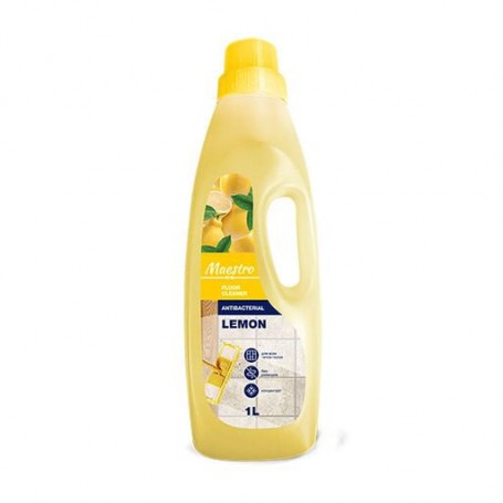 Средство для мытья полов Maestro Lemon Antibacterial, 1 л