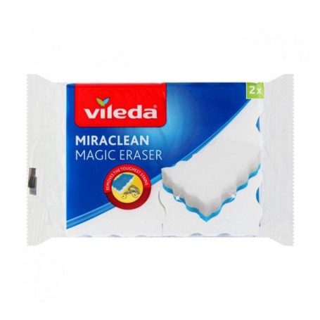 Губки кухонные Vileda Miraclean меламиновые, против стойких загрязнений, 2 шт