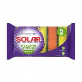 Губки кухонные Solar Standard, 5 шт