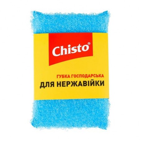 Губка хозяйственная Chisto для нержавейки, 1 шт