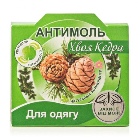 Средство от моли Антимоль с запахом хвои