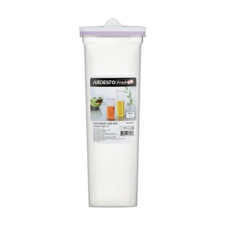 Контейнер для растительного масла Ardesto Fresh пластиковый, лиловый, 1 л (AR1510LP)