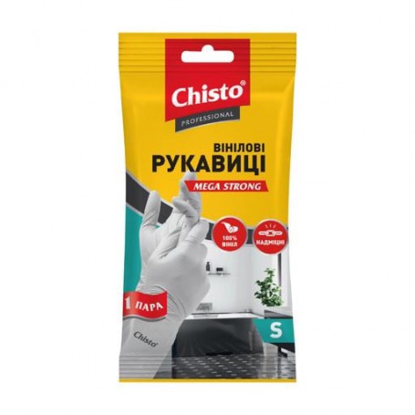 Перчатки виниловые Chisto размер S, 1 пара