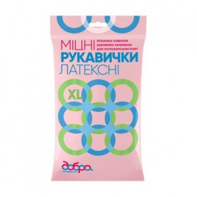 Перчатки Добра Господарочка, крепкие, зеленые, размер XL, 1 пара
