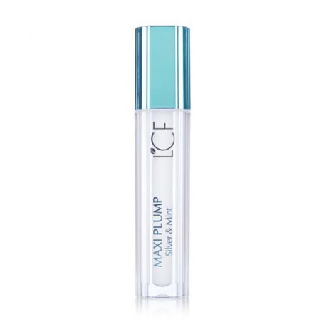 Блеск для губ LCF Maxi Plump Silver & Mint 01 с эффектом увеличения, 2 мл