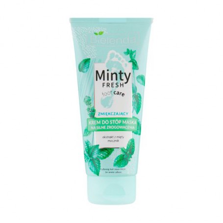 Смягчающая крем-маска для ног Bielenda Minty Fresh Foot Care Softening Foot Cream Mask, 100 мл