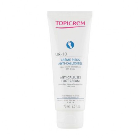 Крем для ног Topicrem UR10 Anti-Calluses Foot Cream от натоптышей и мозолей, 75 мл