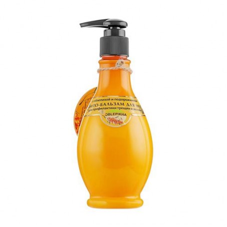 Фито-бальзам для ног OBLEPIKHA против трещин стоп, с облепихой и подорожником, 275мл