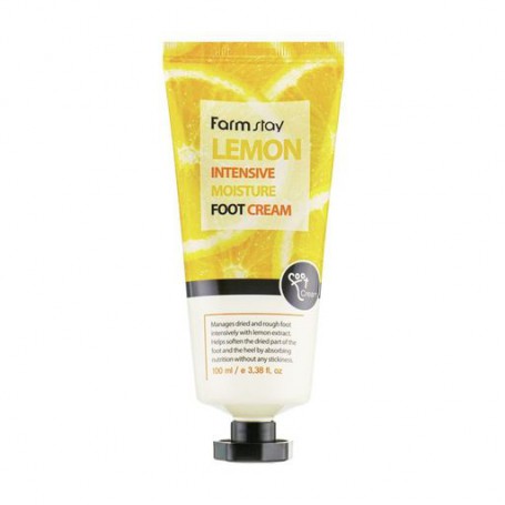 Крем для ног FarmStay Lemon Intensive Moisture Foot Cream с экстрактом лимона, 100 мл