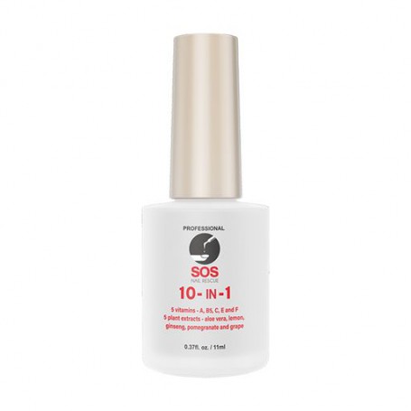 Средство для ухода за ногтями SOS Nail Rescue 10 в 1, с витаминами и растительными экстрактами, 11 мл