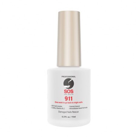 Восстанавливающее средство для сломанных ногтей SOS Nail Rescue 911 One Week To Go Back To Virgin Nails, 11 мл