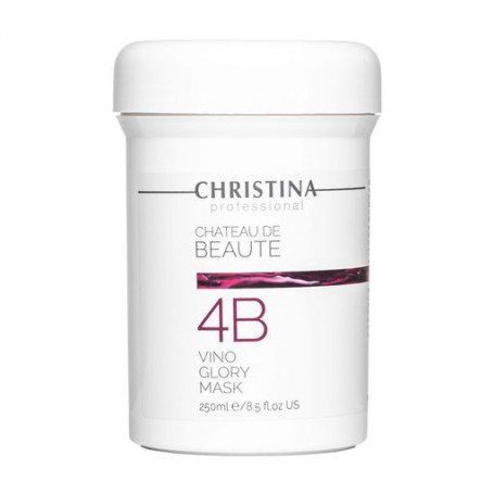Маска для моментального лифтинга лица Christina Сhateau de Beaute Vino Glory Mask Step 4B на основе экстракта винограда, 250 мл