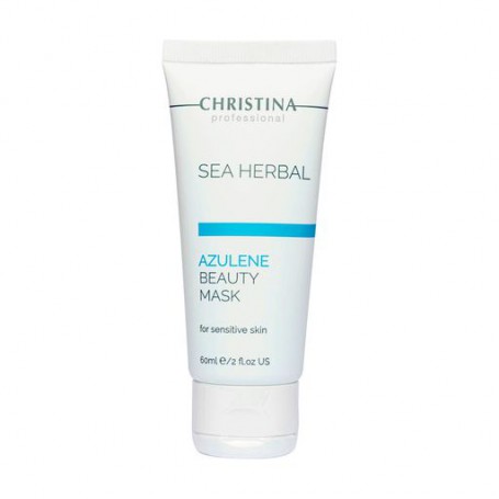 Азуленовая маска для лица Christina Sea Herbal Beauty Mask Azulene для чувствительной кожи, 60 мл