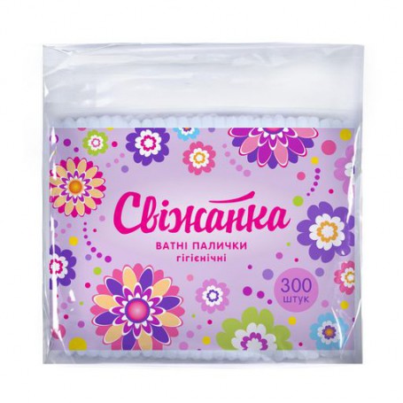Ватные палочки Свижанка п/э пакет, 300 шт