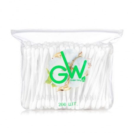 Ватные палочки Green Way ФітоЛінія пакет, 200 шт