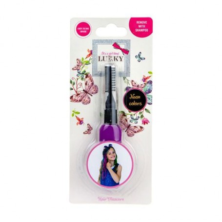 Тушь для волос Lukky Неоновые цвета, фиолетовая, 15 мл