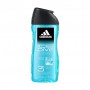 Гель для тела, волос и лица Adidas Ice Dive Shower Gel 3 in 1 мужской, 250 мл