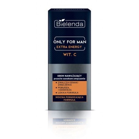 Крем для лица Bielenda ONLY FOR MEN EXTRA ENERGY увлажняющий, 50 мл