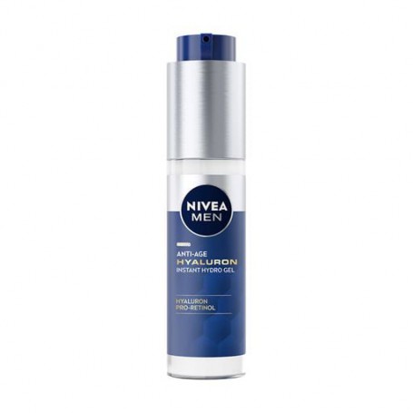 Антивозрастной гидрогель NIVEA MEN Hyaluron с гиалуроновой кислотой, 50 мл