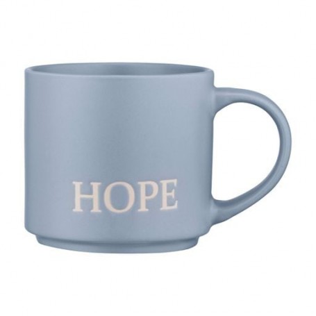 Чашка Ardesto Hope керамическая, синяя, 420 мл (AR3043BL)