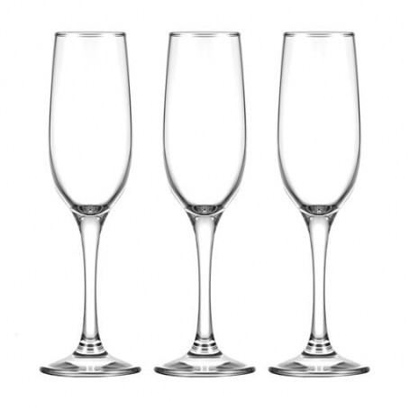 Набор бокалов для шампанского Ardesto Gloria, 3*215 мл (AR2621GCT)