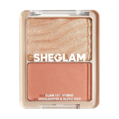 Палетка румян и хайлайтер 2 в 1 Sheglam 101 Hybrid Highlighter & Blush Duo, Seville, 9.2 г