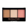 Палетка для контуринга лица Makeup Revolution Ultra Sculpt & Contour Kit, Ultra Fair C01, 11 г