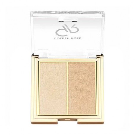 Компактный хайлайтер для лица Golden Rose So Glow! Highlighter Duo, 101 Starlight, 6.4 г