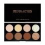 Палетка для контурингу лица Makeup Revolution Ultra Contour Palette, 13 г (скульптор и хайлайтер)