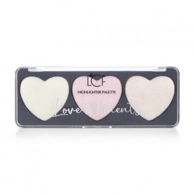 Палетка хайлайтеров для лица LCF Love Moments Highlighter Palette, 20 г