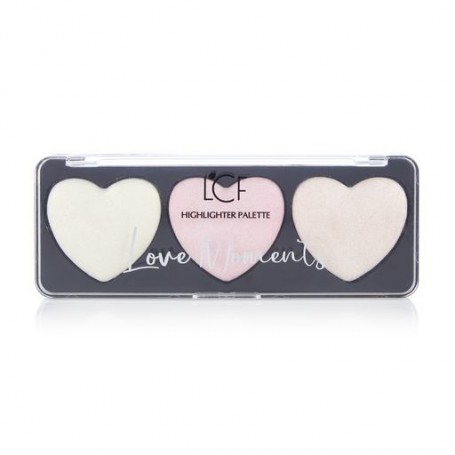 Палетка хайлайтеров для лица LCF Love Moments Highlighter Palette, 20 г