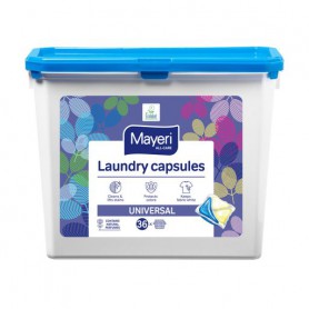 Универсальные гель-капсулы для стирки Mayeri Laundry Capsules Universal 36 стирок, 36 шт