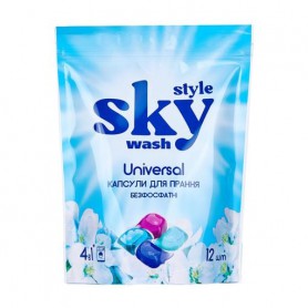 Капсулы для стирки Sky Style Универсальные, 12 стирок, 12 шт