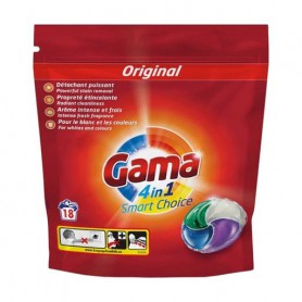Капсулы для стирки Gama 4 в 1 Univarsal, 18 стирок, 18 шт