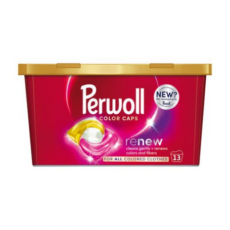 Капсулы для стирки Perwoll Renew Color для цветных вещей, 13 стирок, 13 шт