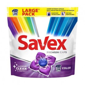 Капсулы для стирки Savex Super Caps Color, 28 стирок, 28 шт