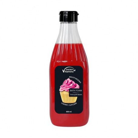 Пена для ванн ENERGY of Vitamins Cherry Cupcake, 800 мл