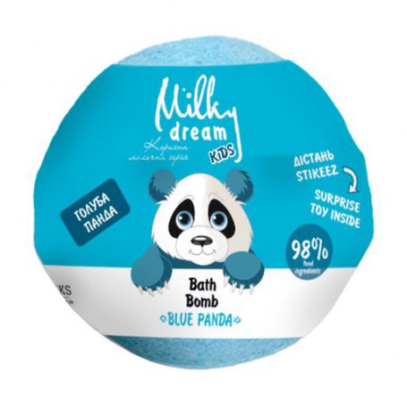 Детская бомба для ванн Milky Dream Kids Голубая Панда, 100 г
