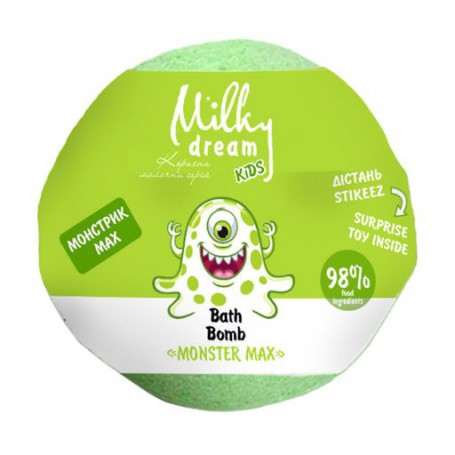 Детская бомба для ванн Milky Dream Kids Монстрик Мах, 100 г