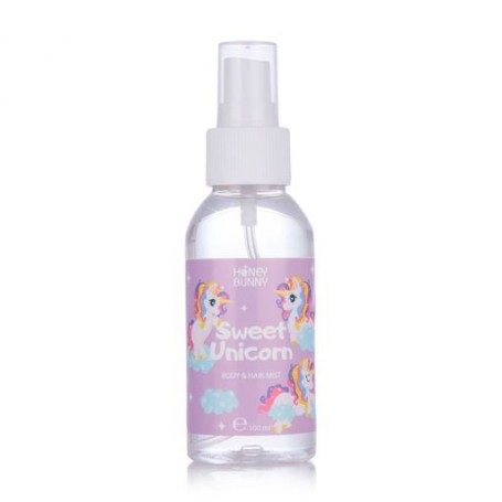 Парфюмированный спрей для тела и волос Honey Bunny Sweet Unicorn для девочек, 100 мл (ТЕСТЕР)