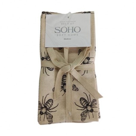 Набор кухонных полотенец Soho Bee, 40*40 см, 4 шт (6980452)