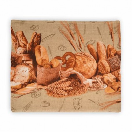 Кухонное полотенце вафельное Home Line Хлеб, 50*60 см (131434)