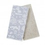 Набор кухонных полотенец из микрофибры Home Line Паста, светло-серые, 40*60 см, 2 шт (181632)