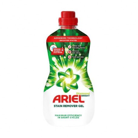 Гель-пятновыводитель ARIEL Diamond Bright Stain Remover Gel для белых вещей, 950 мл