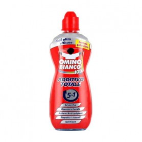 Пятновыводитель и усилитель для стирки Omino Bianco Additivo Totale 5 in 1 для цветных вещей, 900 мл