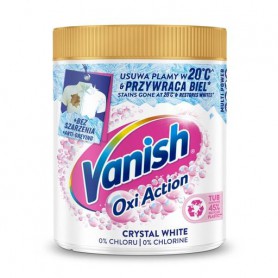 Средство для удаления пятен и отбеливатель для тканей Vanish Oxi Action Crystal White, 970 г