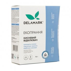 Кислородный отбеливатель порошкообразный Delamark до 30 стирок, 750 г