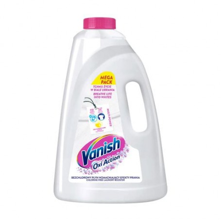 Пятновыводитель и отбеливатель жидкий Vanish Oxi Action Кристальная белизна, 3 л