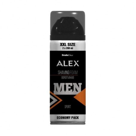 Мужская пена для бритья Bradoline Alex Men Sport Shaving Foam, 400 мл