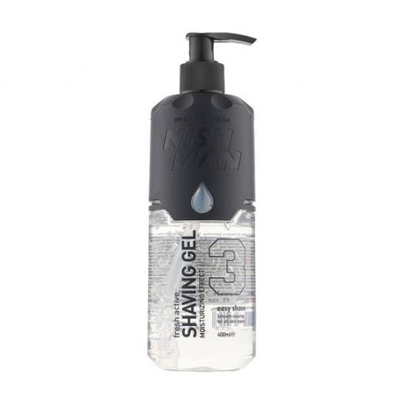 Мужской гель для бритья Nishman No.3 Fresh Active Easy Shave Shaving Gel, 400 мл